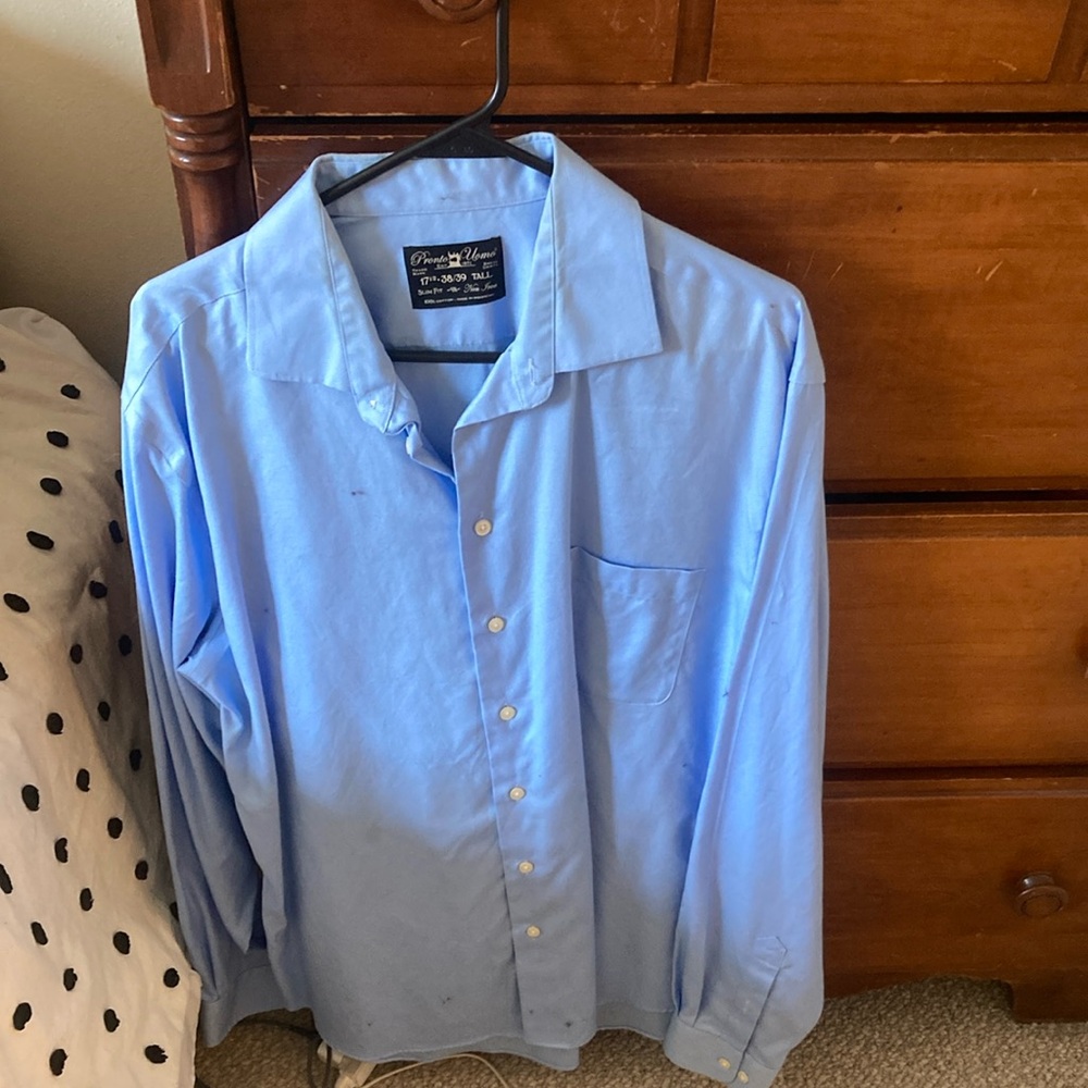 Perry Ellis Light Blue Men's Shirt